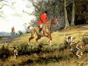 unknow artist Classical hunting fox, Equestrian and Beautiful Horses, 240. USA oil painting artist